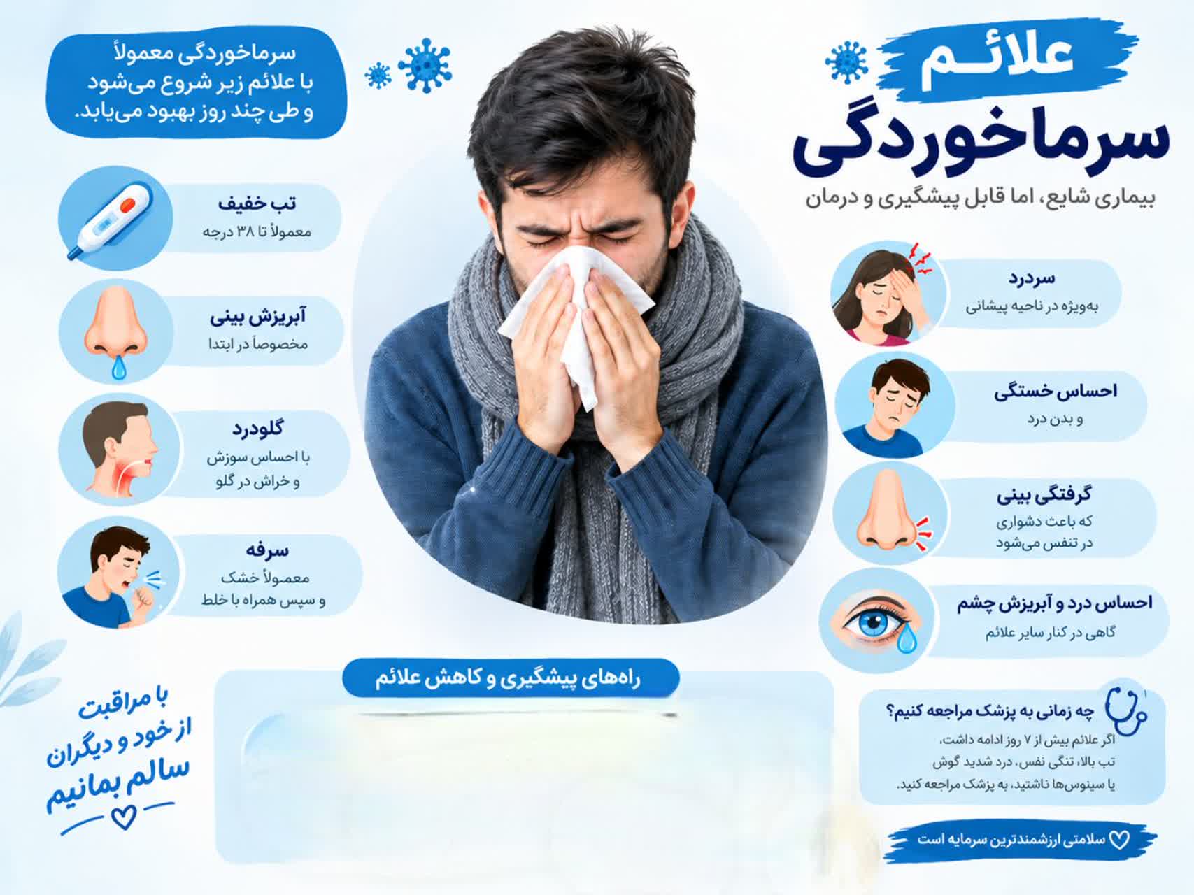 پیشگیری از سرماخوردگی و آنفولانزا